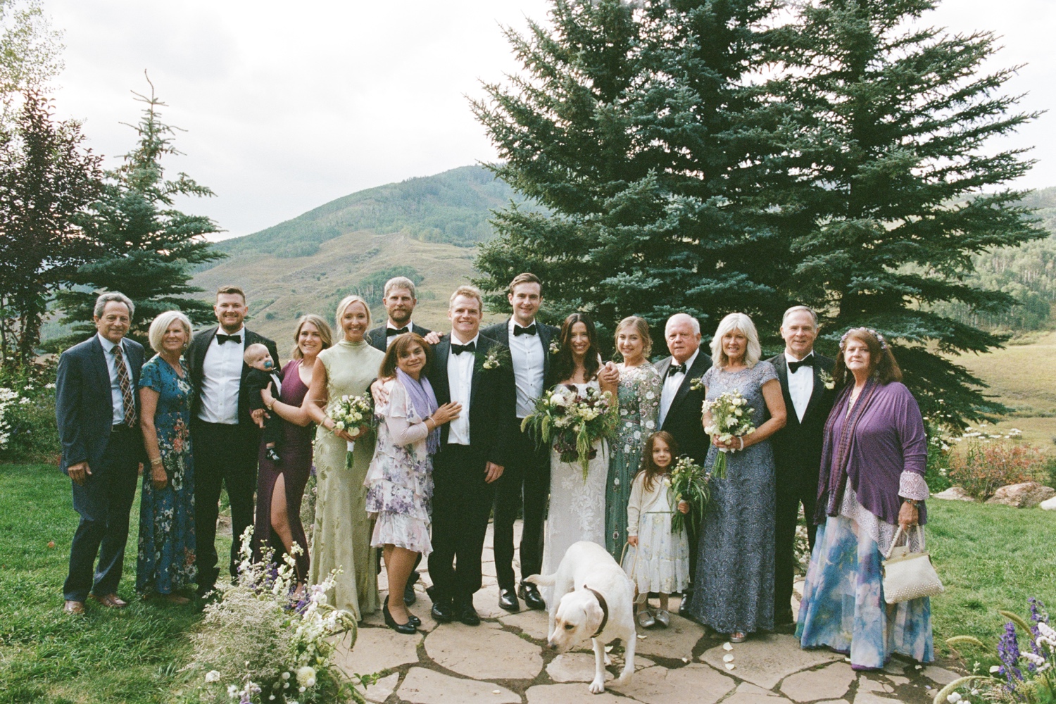 Colorado 35mm film wedding photography taken in Crested Butte by Durango and Telluride wedding photographer, Ashley Joyce. Photos from an intimate wedding in Crested Butte