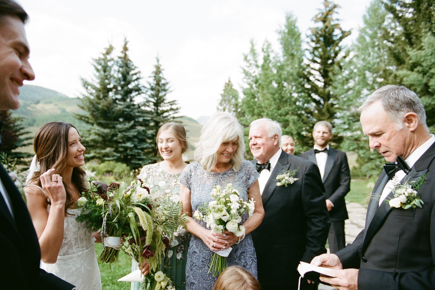 Colorado 35mm film wedding photography taken in Crested Butte by Durango and Telluride wedding photographer, Ashley Joyce. Photos from an intimate wedding in Crested Butte