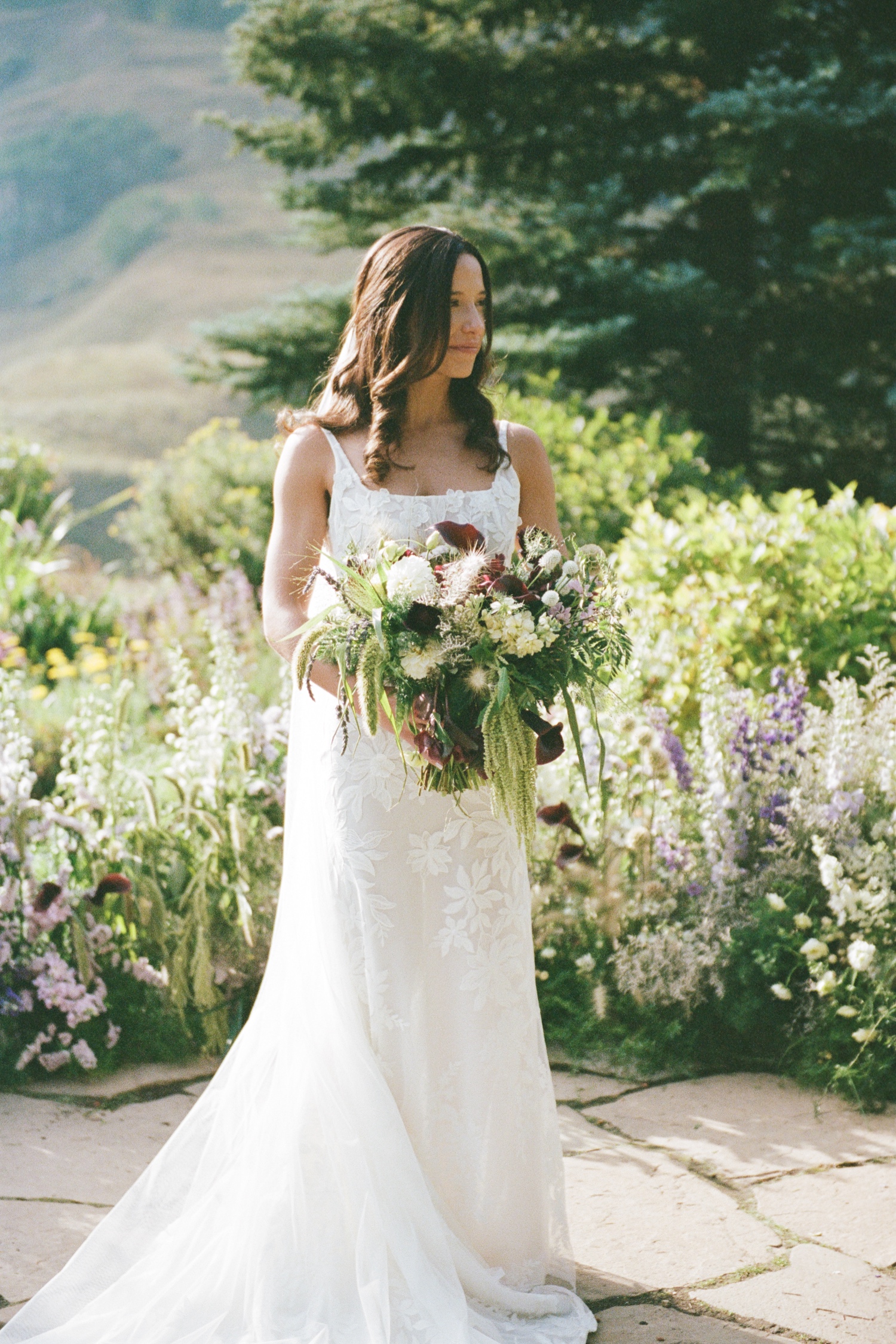 Colorado 35mm film wedding photography taken in Crested Butte by Durango and Telluride wedding photographer, Ashley Joyce. Photos from an intimate wedding in Crested Butte