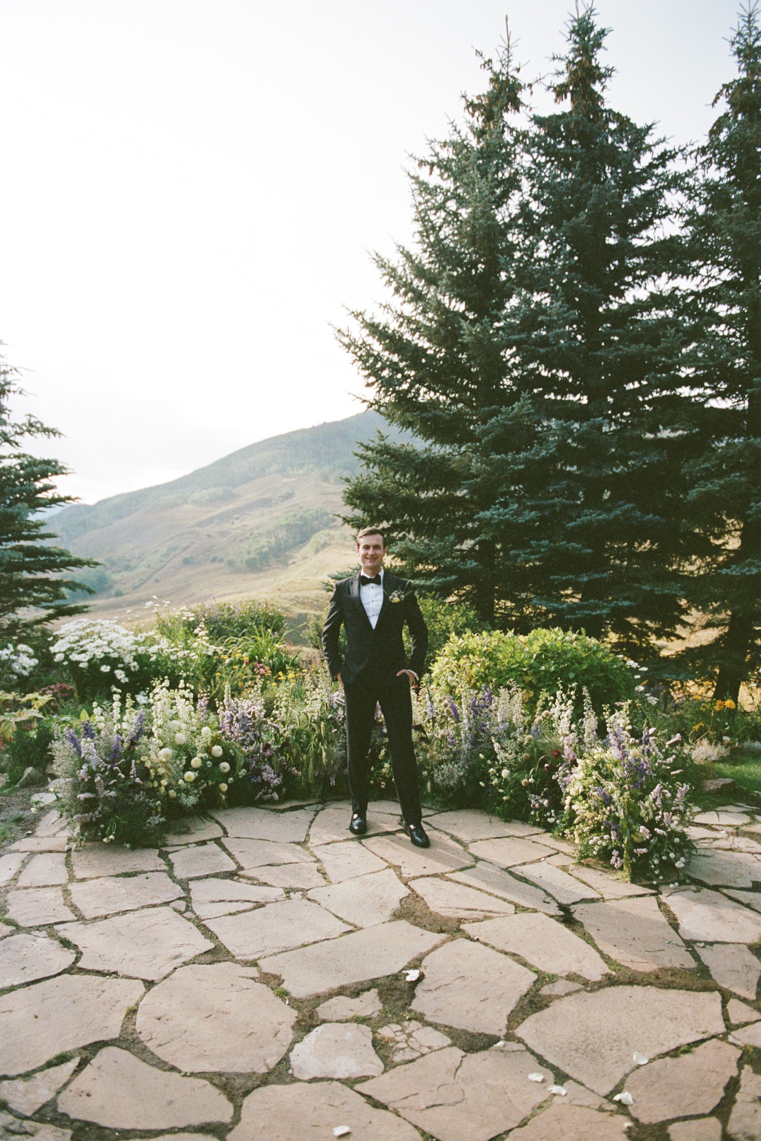 Colorado 35mm film wedding photography taken in Crested Butte by Durango and Telluride wedding photographer, Ashley Joyce. Photos from an intimate wedding in Crested Butte