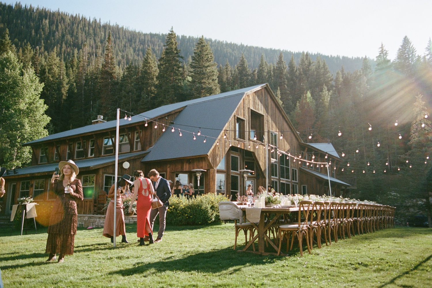 Colorado 35mm film wedding photography taken in Crested Butte by Durango and Telluride wedding photographer, Ashley Joyce. Photos from an intimate wedding in Crested Butte