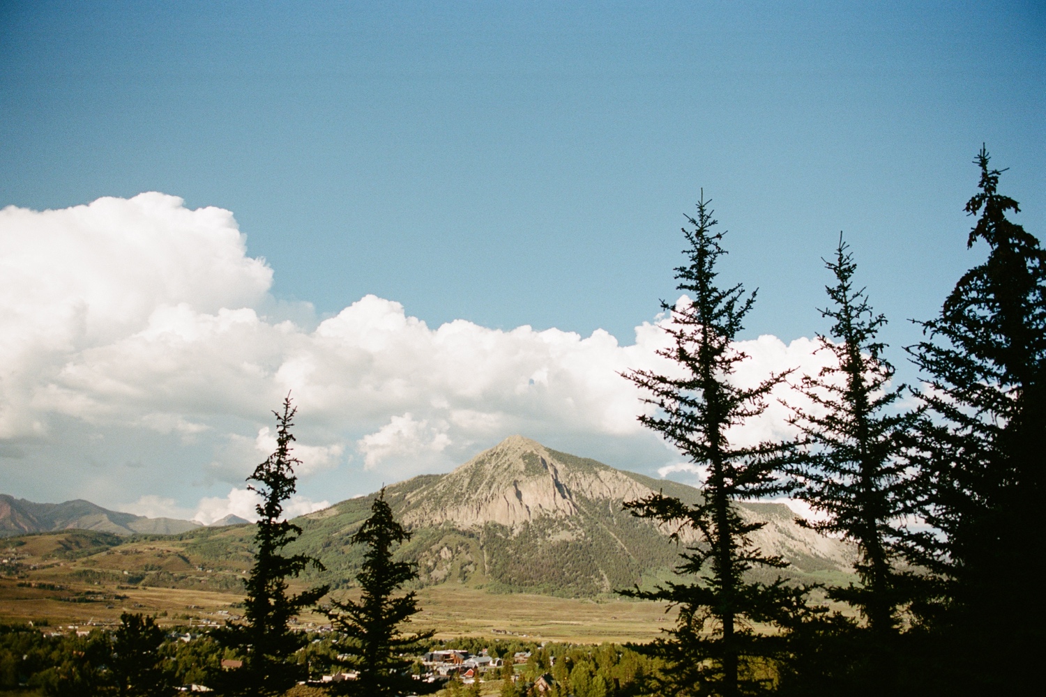 Colorado 35mm film wedding photography taken in Crested Butte by Durango and Telluride wedding photographer, Ashley Joyce. Photos from an intimate wedding in Crested Butte