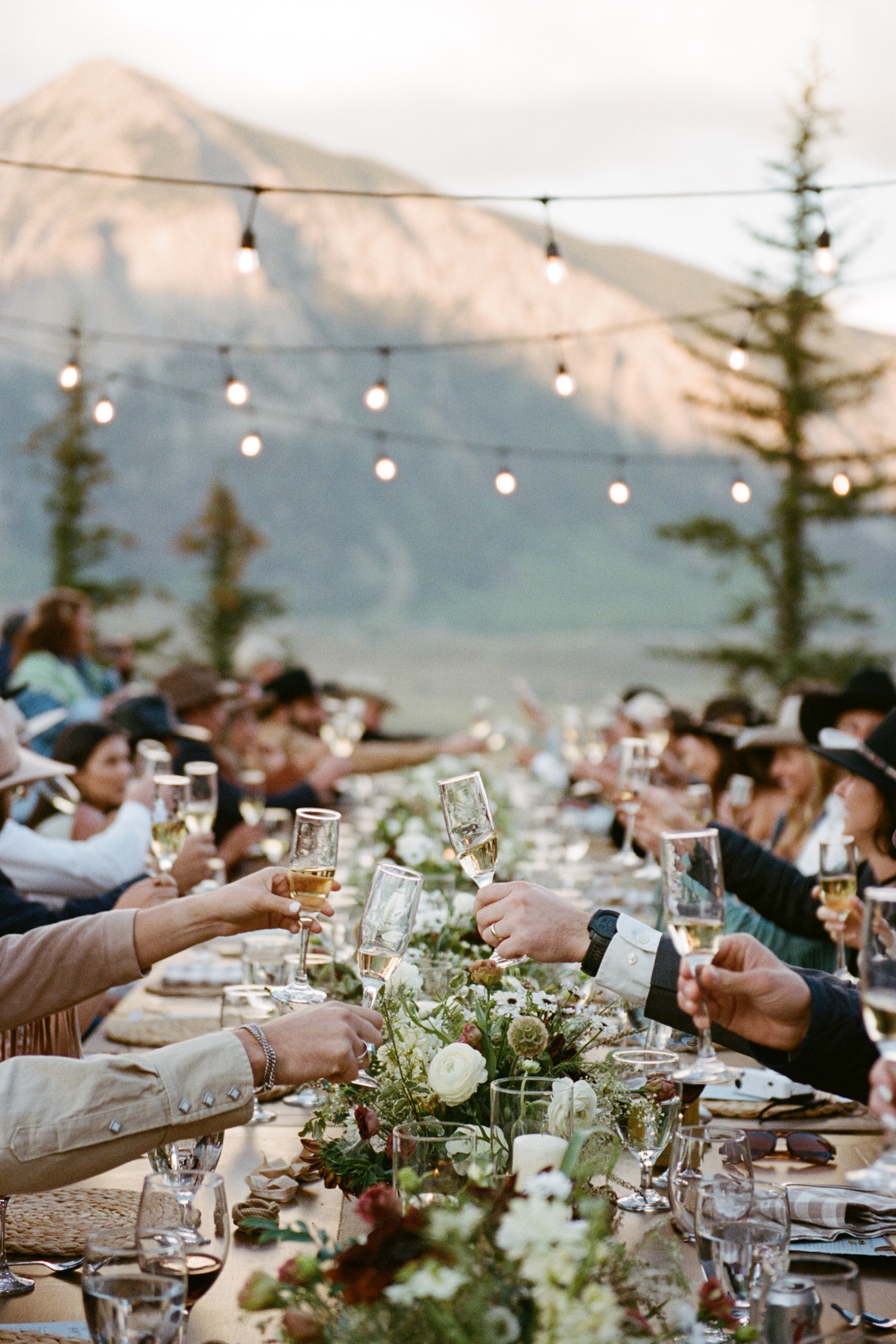 Colorado 35mm film wedding photography taken in Crested Butte by Durango and Telluride wedding photographer, Ashley Joyce. Photos from an intimate wedding in Crested Butte