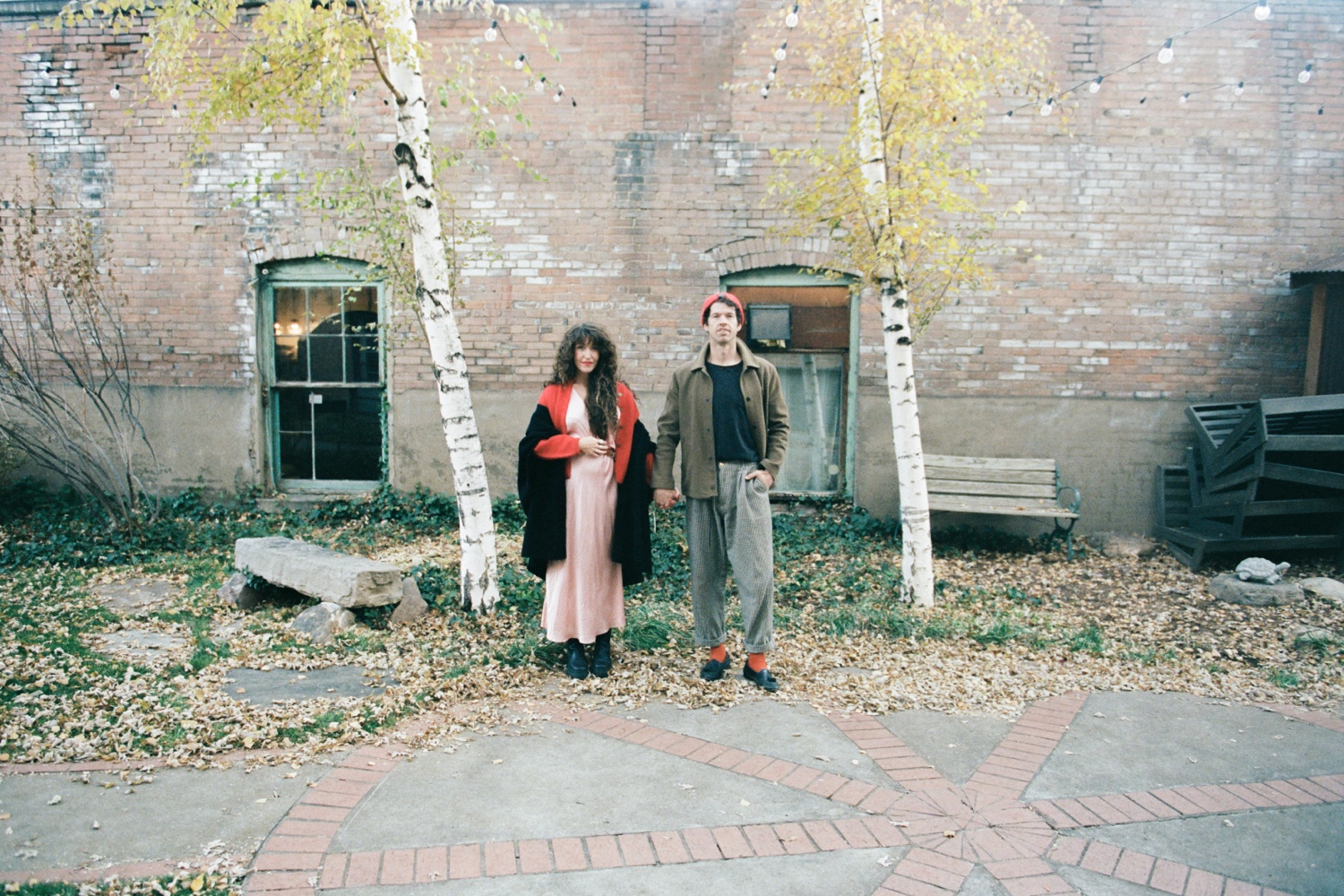 Romantic couples session in Durango, Colorado at The Rochester Hotel. Photographed by Durango and Telluride wedding photographer, Ashley Joyce.