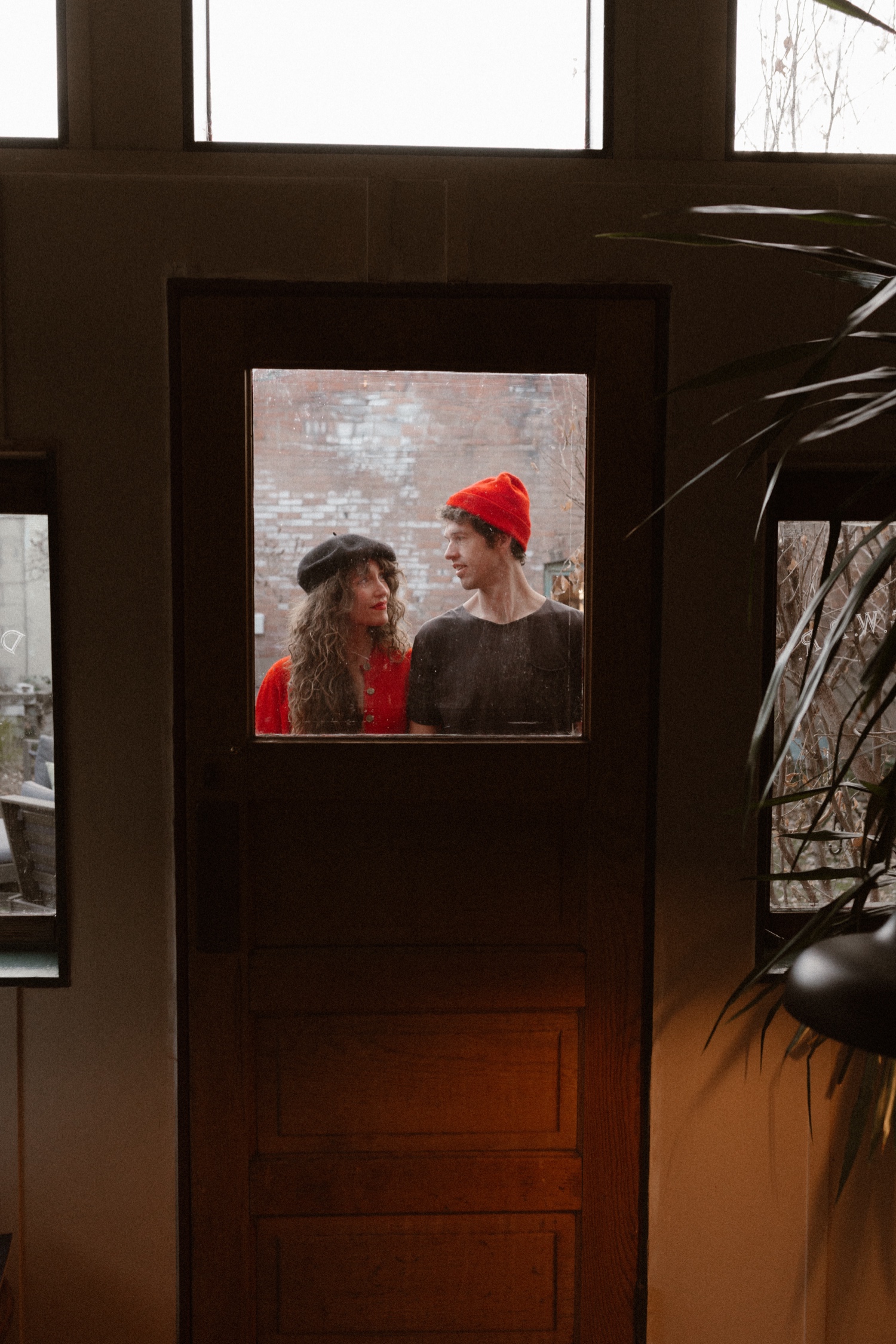 Romantic couples session in Durango, Colorado at The Rochester Hotel. Photographed by Durango and Telluride wedding photographer, Ashley Joyce.