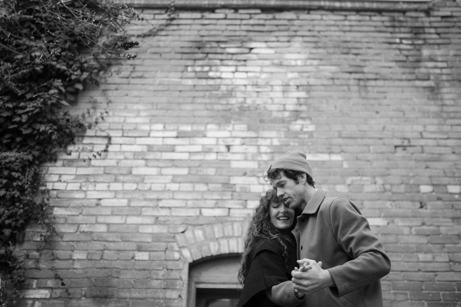 Romantic couples session in Durango, Colorado at The Rochester Hotel. Photographed by Durango and Telluride wedding photographer, Ashley Joyce.