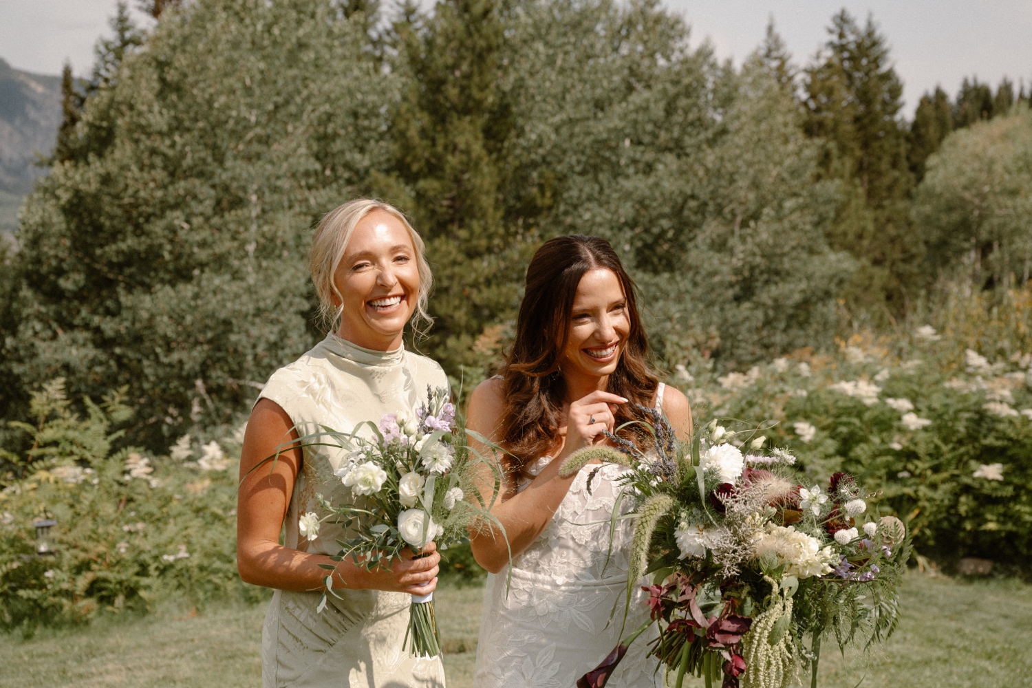 Candid wedding photography for this Crested Butte wedding, photographed by Telluride wedding photographer Ashley Joyce.