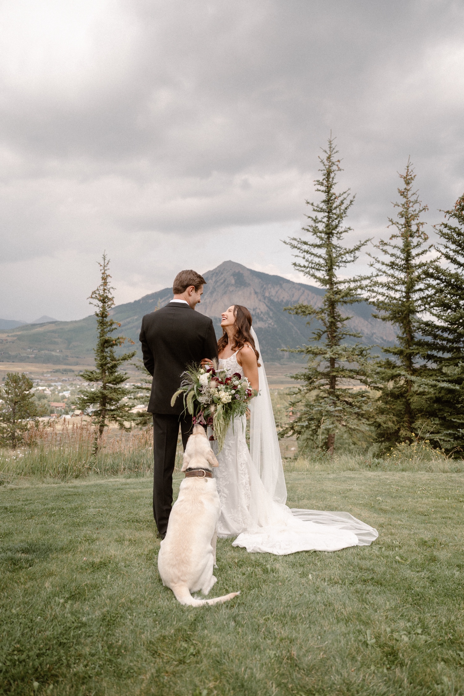 Candid wedding photography for this Crested Butte wedding, photographed by Telluride wedding photographer Ashley Joyce.