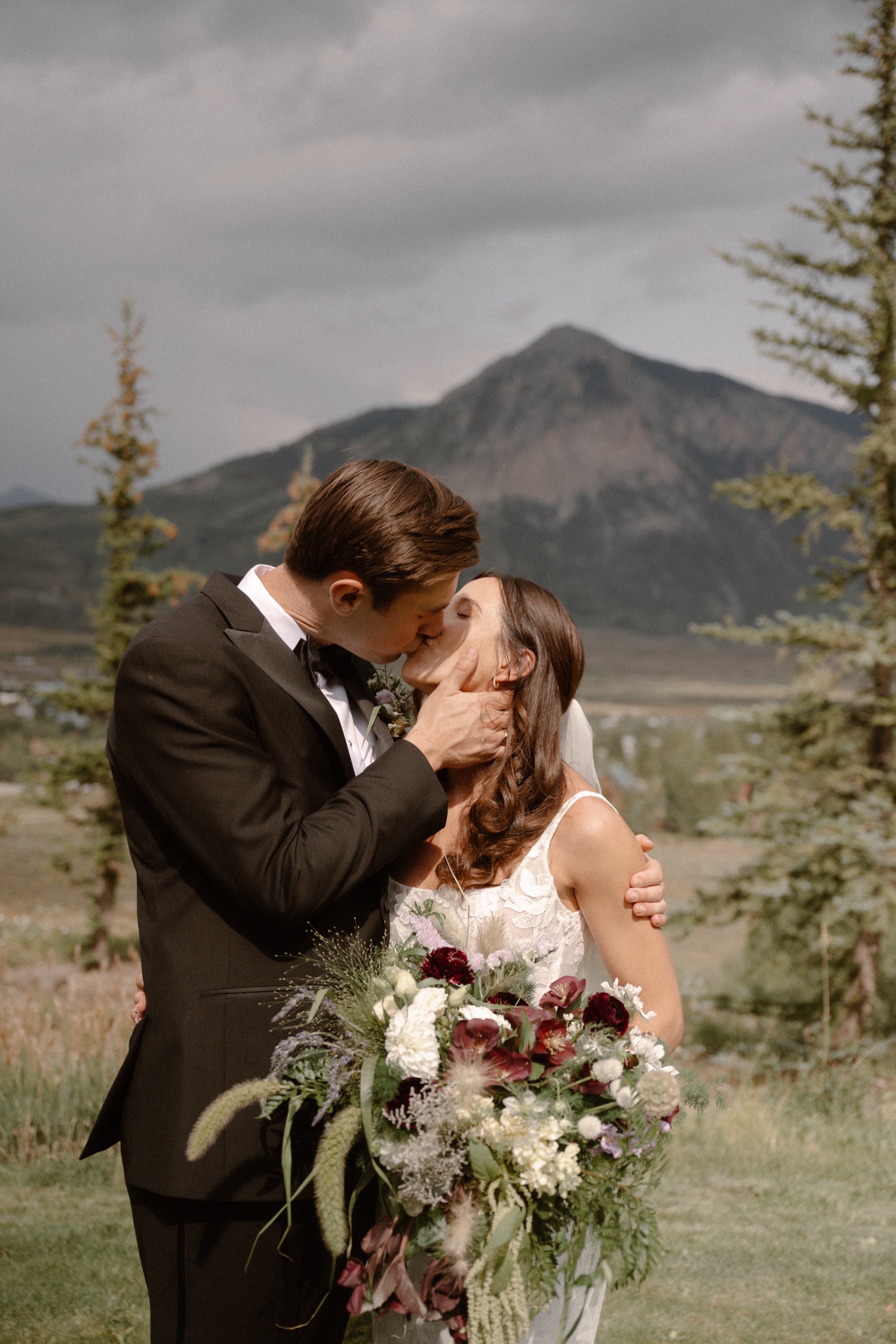 Candid wedding photography for this Crested Butte wedding, photographed by Telluride wedding photographer Ashley Joyce.