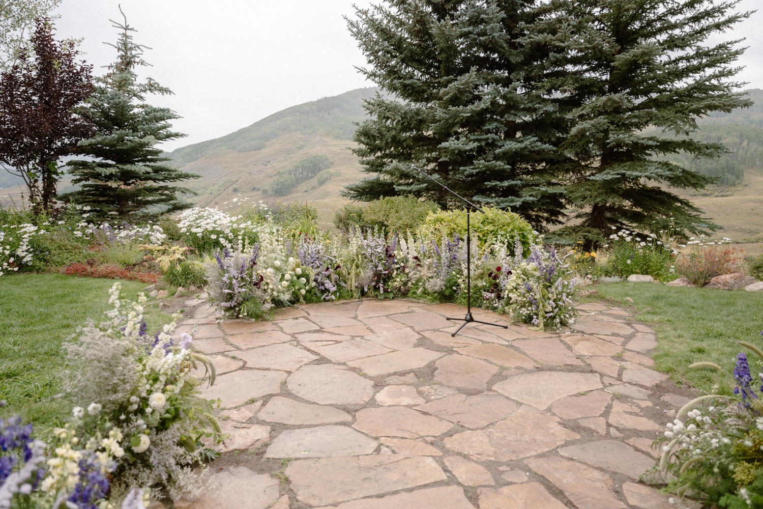 Mountain Wedding Garden wedding venue in Crested Butte, photographed by Telluride wedding photographer Ashley Joyce Photography.