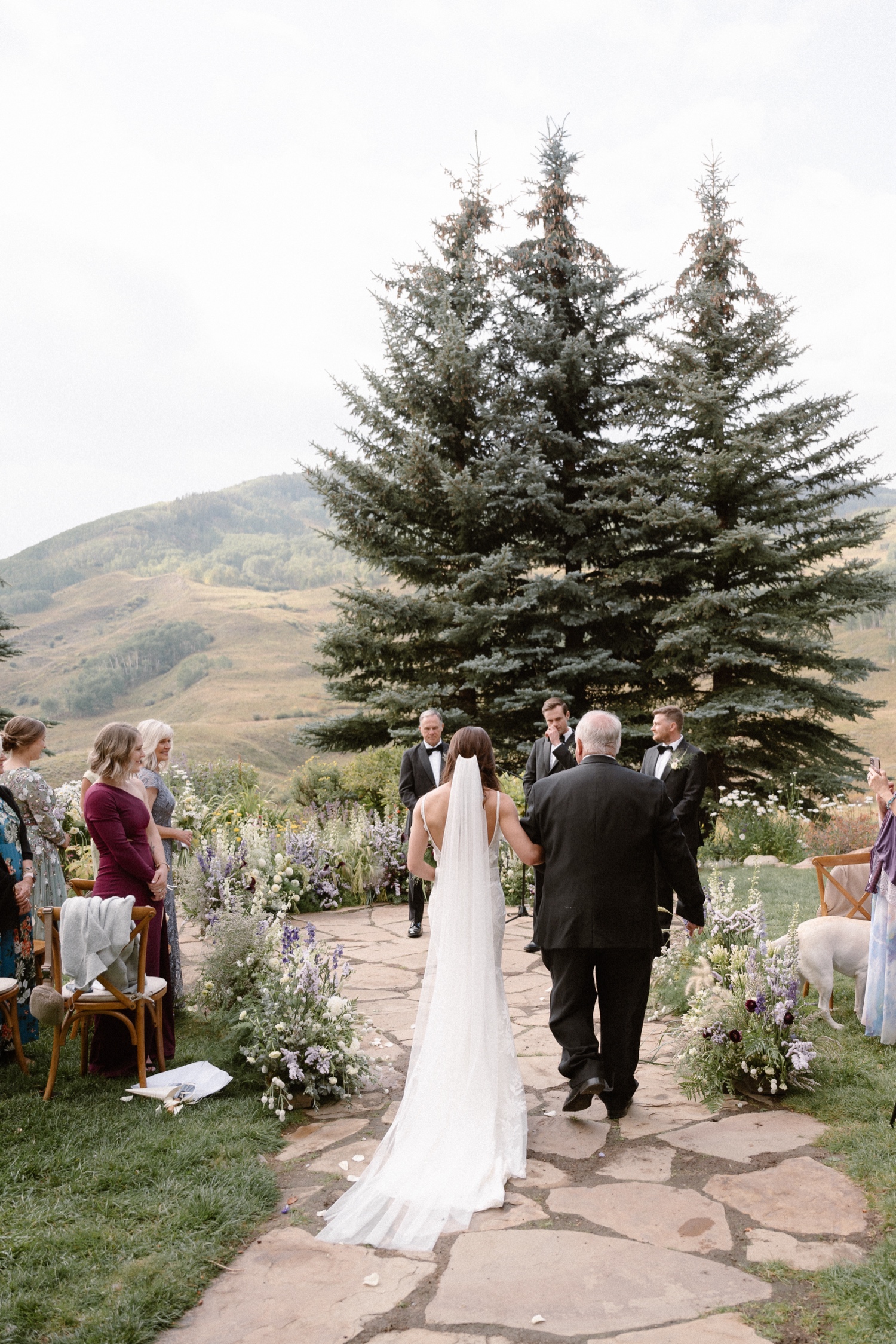 Mountain Wedding Garden wedding venue in Crested Butte, photographed by Telluride wedding photographer Ashley Joyce Photography.