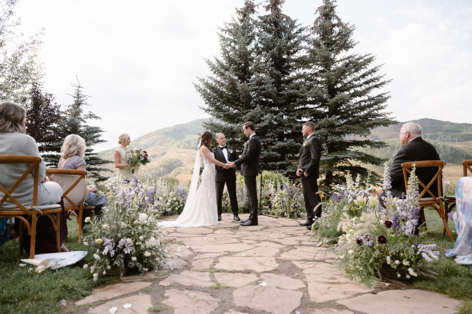 Mountain Wedding Garden wedding venue in Crested Butte, photographed by Telluride wedding photographer Ashley Joyce Photography.