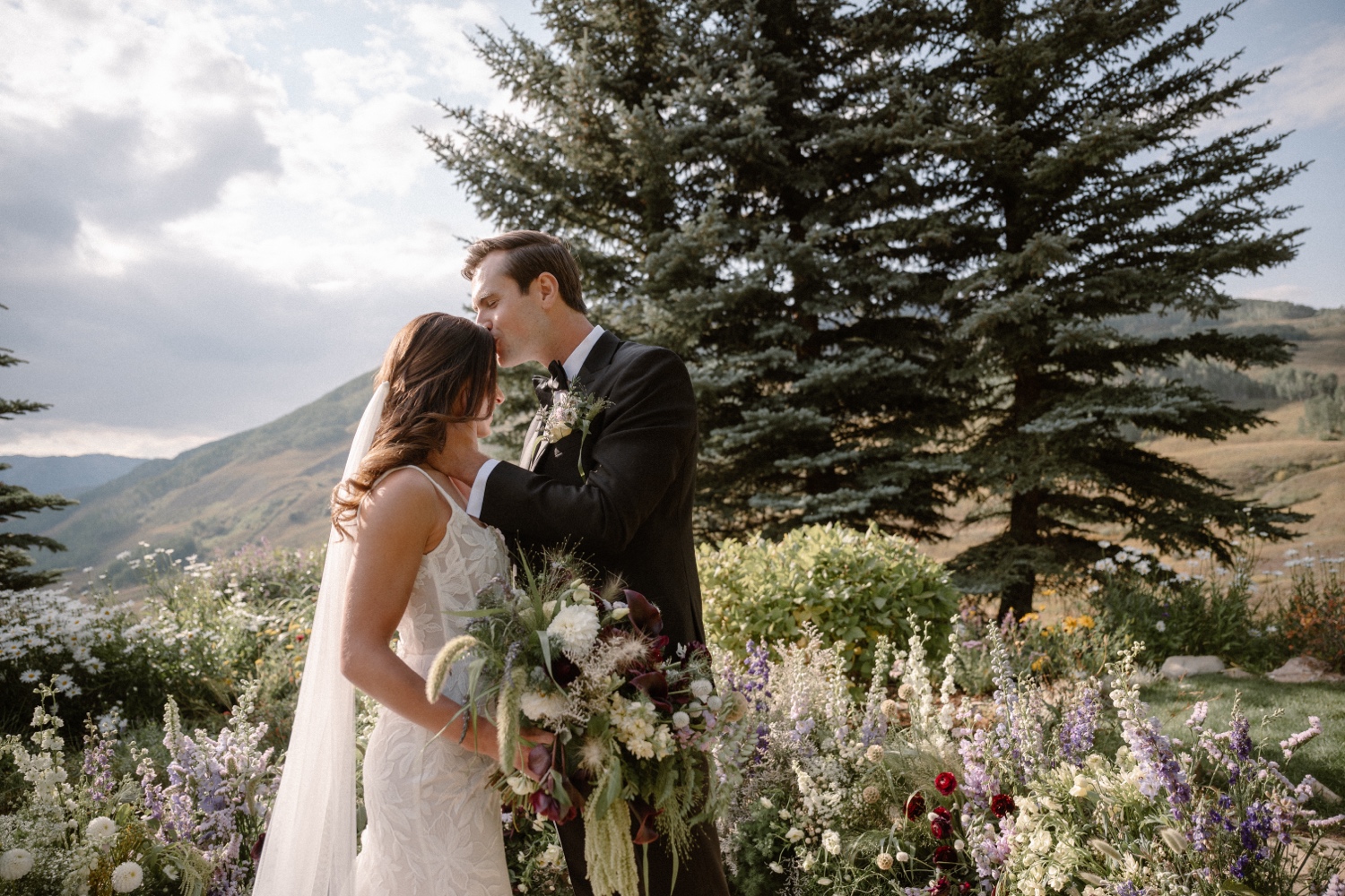 Mountain Wedding Garden wedding venue in Crested Butte, photographed by Telluride wedding photographer Ashley Joyce Photography.