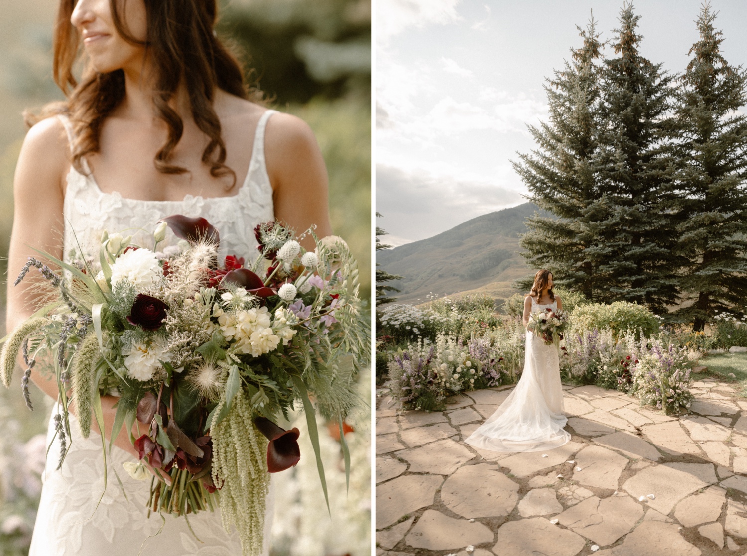 Mountain Wedding Garden wedding venue in Crested Butte, photographed by Telluride wedding photographer Ashley Joyce Photography.