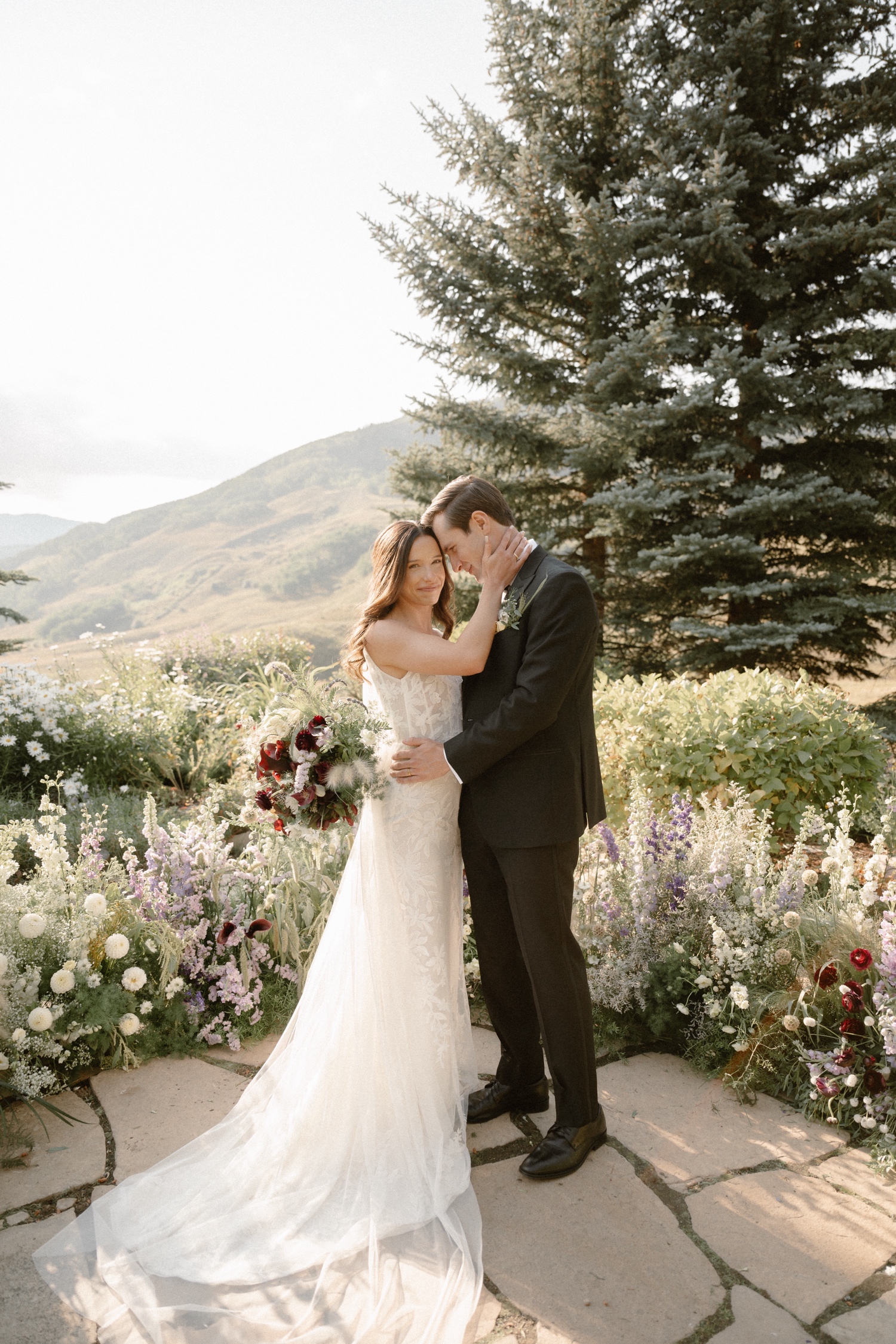 Mountain Wedding Garden wedding venue in Crested Butte, photographed by Telluride wedding photographer Ashley Joyce Photography.