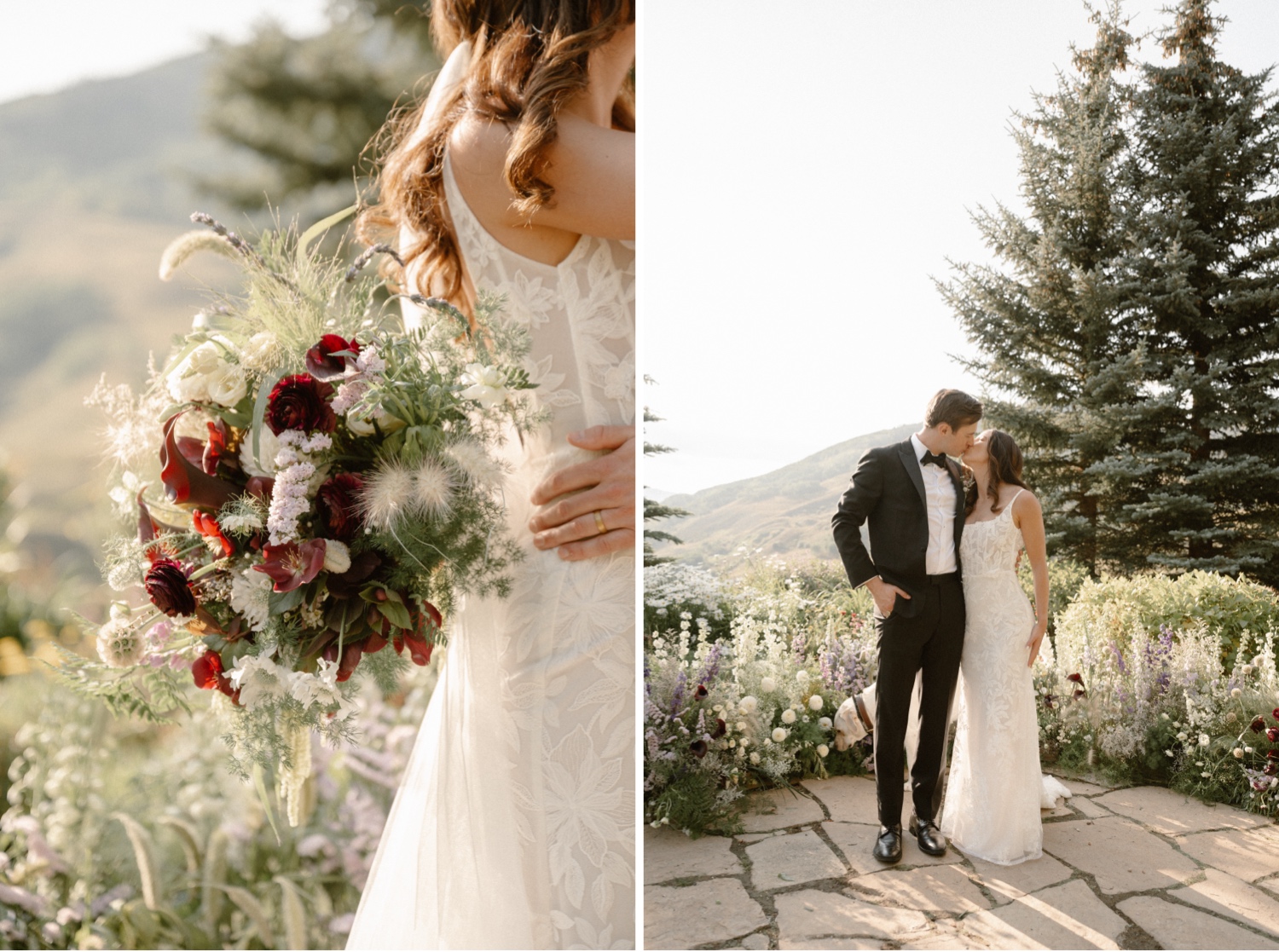 Mountain Wedding Garden wedding venue in Crested Butte, photographed by Telluride wedding photographer Ashley Joyce Photography.