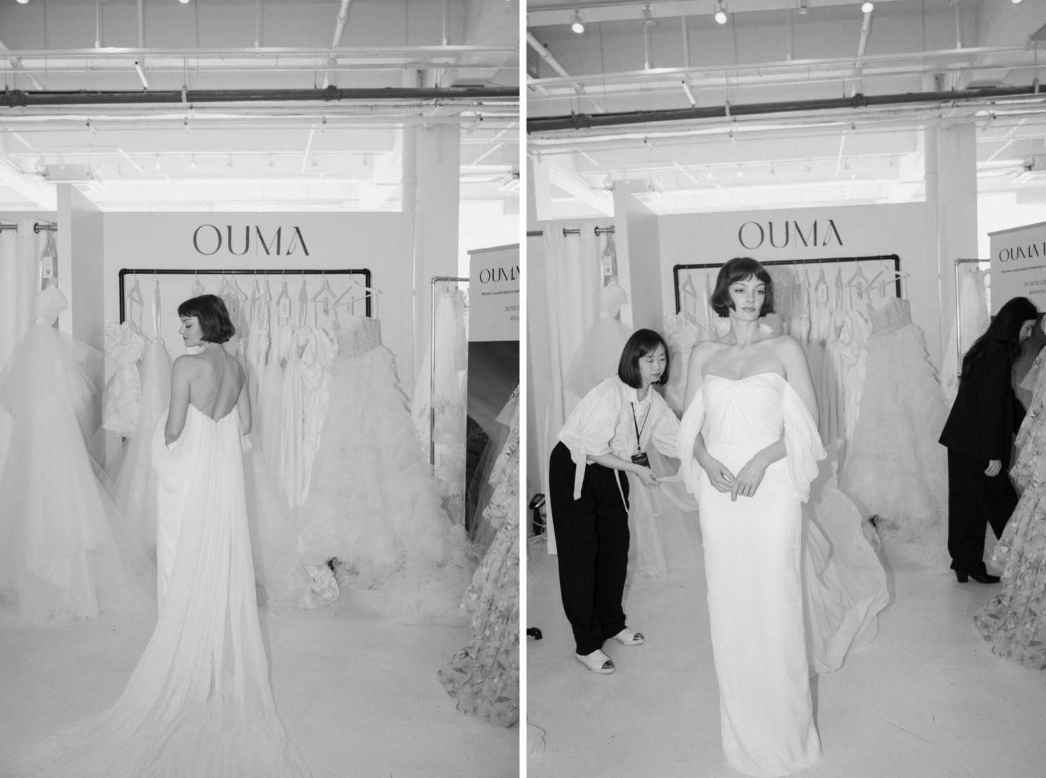 New York Bridal Fashion Week SS26 featuring bridal designer OUMA