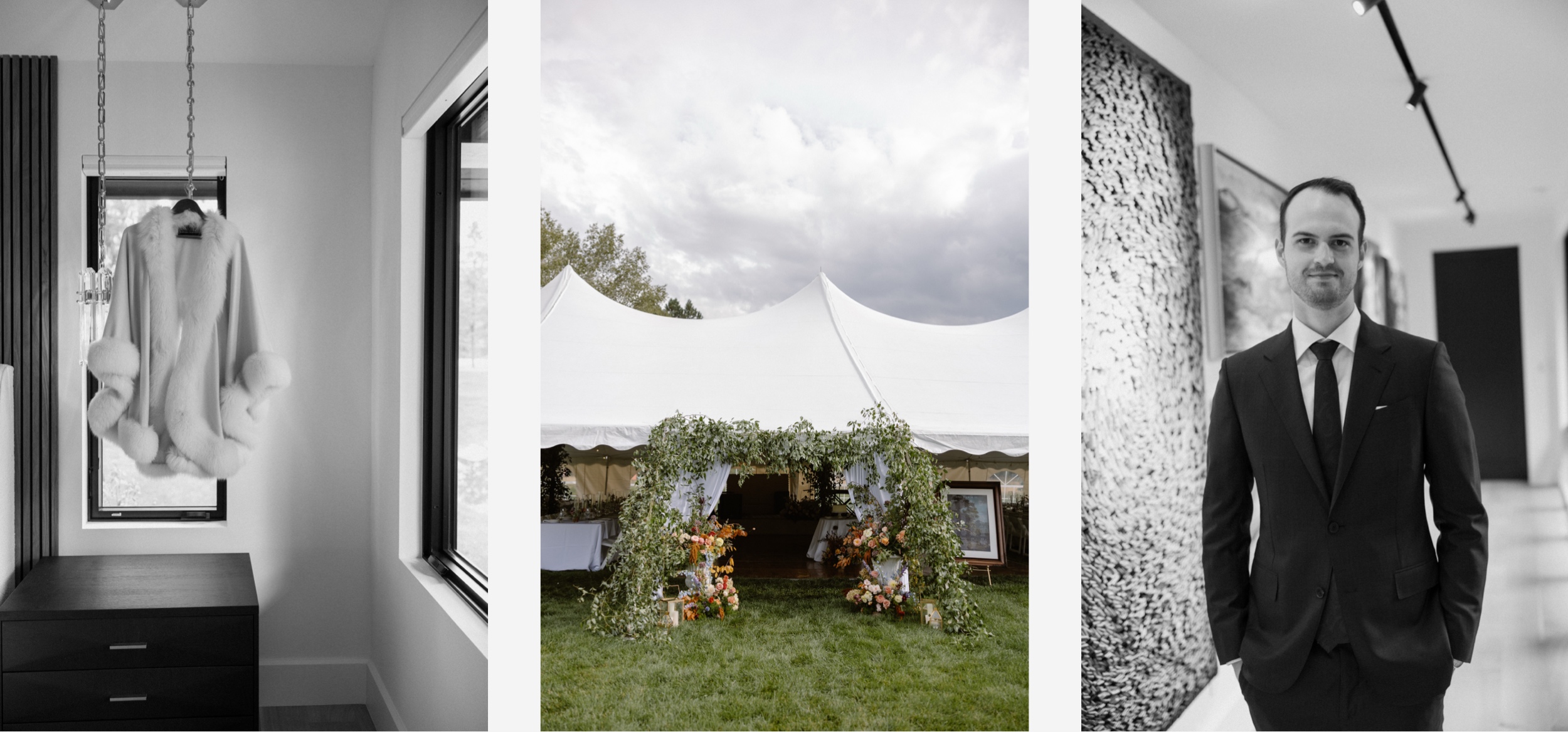 A romantic Durango wedding at a private estate on the outskirts of town. This late summer wedding was a real dream come true in Southwest Colorado, photographed by Telluride wedding photographer, Ashley Joyce