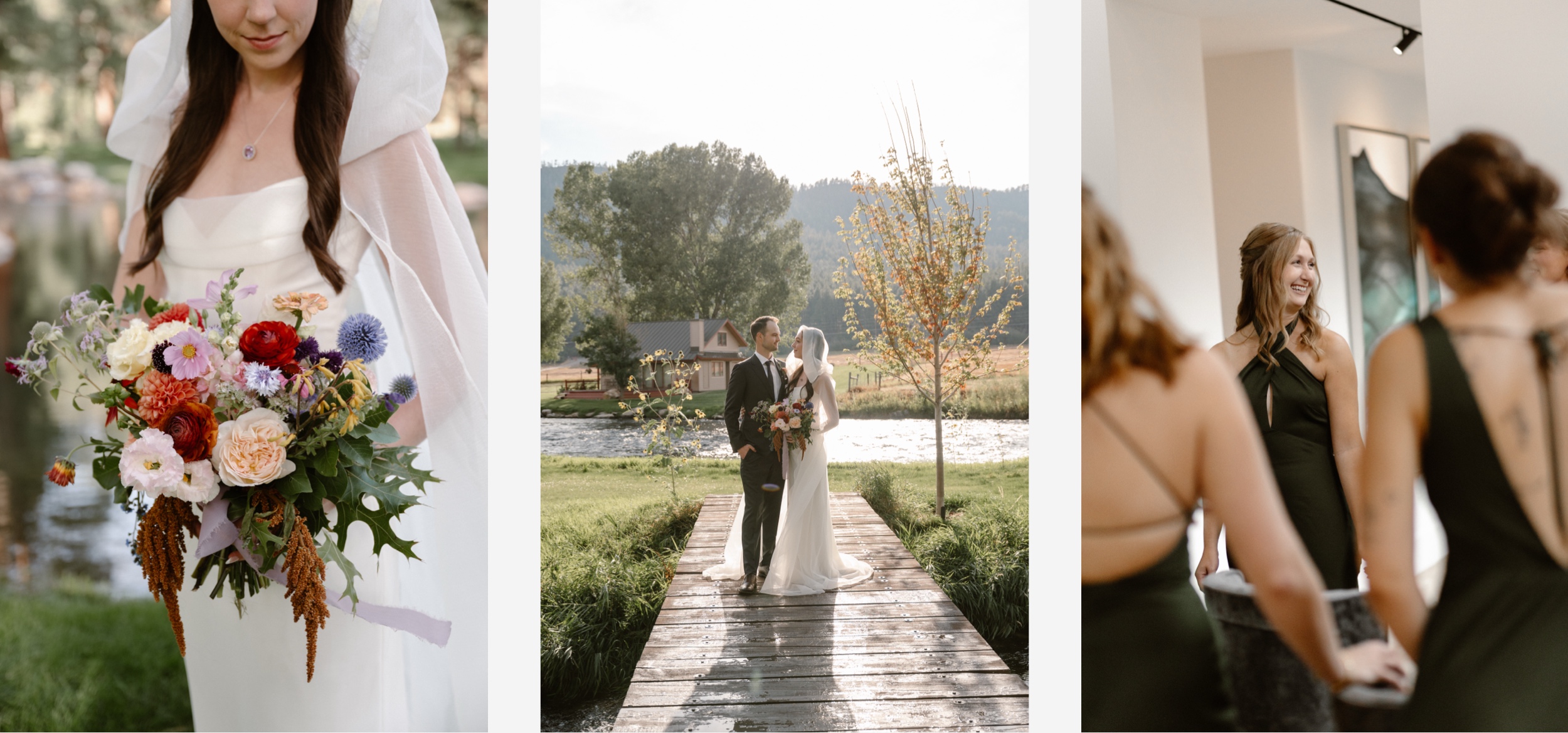 A romantic Durango wedding at a private estate on the outskirts of town. This late summer wedding was a real dream come true in Southwest Colorado, photographed by Telluride wedding photographer, Ashley Joyce